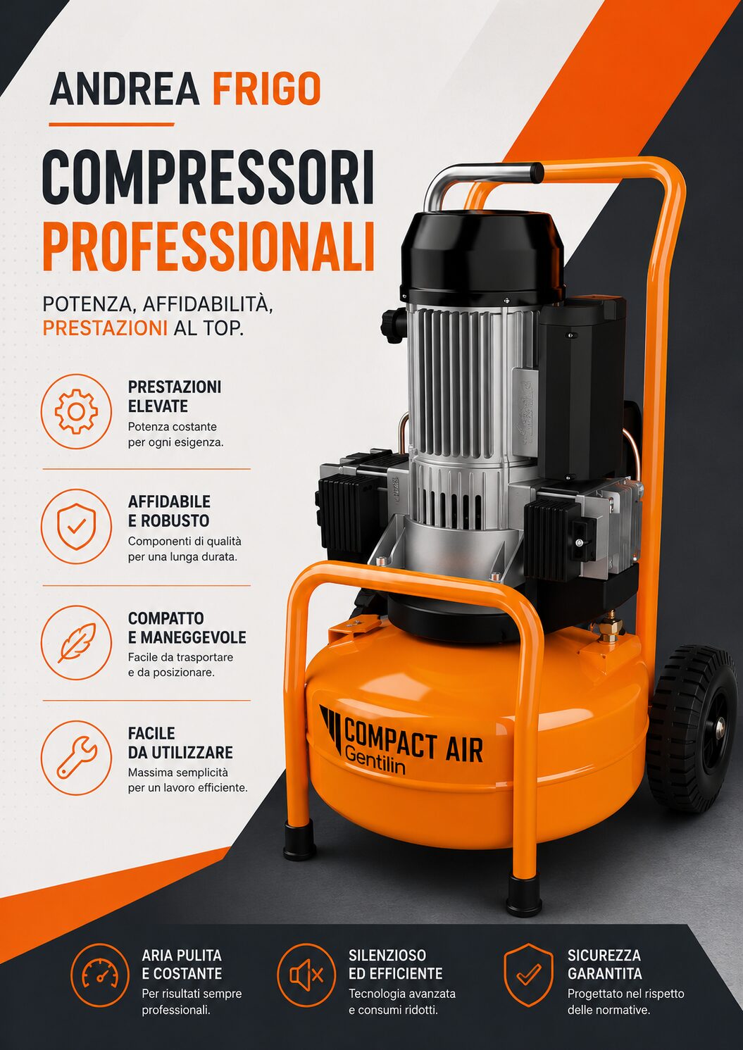 Compressori professionali Gentilin Air per applicazioni tecniche